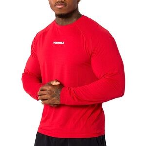 YoungLA Aeromesh Red Long Sleeve Tee Men’s Size XL NEW